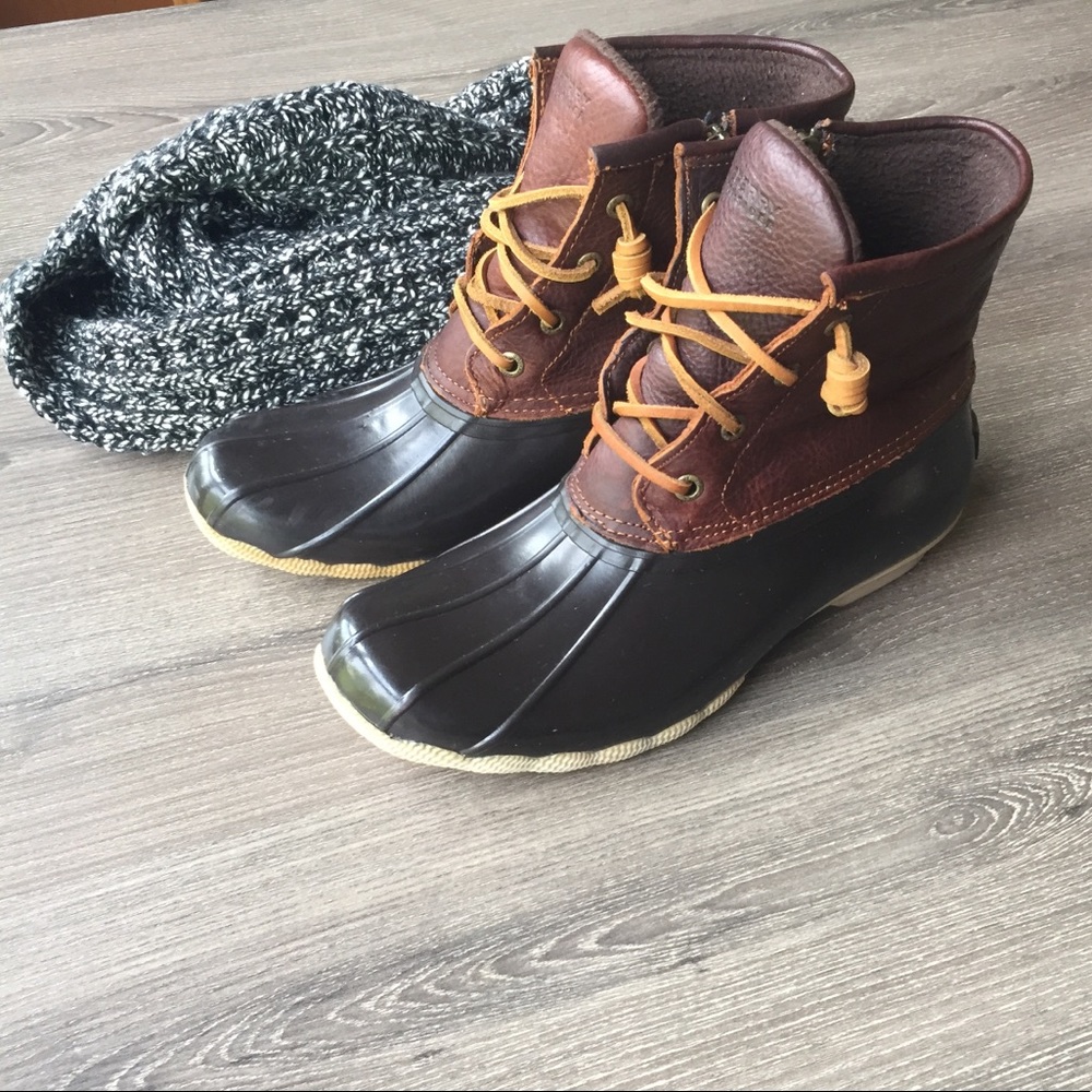 Sperry Saltwater Rain/Snow boots bundle